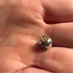 Pandora 14k and Silver Queen Crown Charm